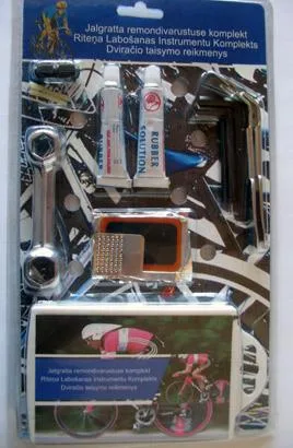Soluzione in gomma nel kit riparazione biciclette. (Unknown)