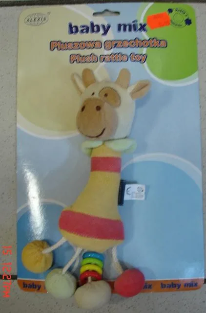 Sonaglio – giocattolo a sonagli peluche (Alexis – Baby Mix)