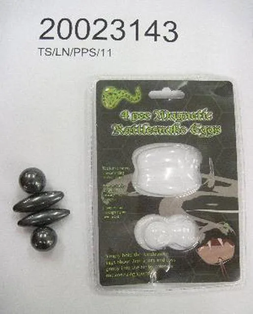 Sonaglio magnetico – 4 pezzi Magnetic Rattlesnake Uova (MIE Ltd)