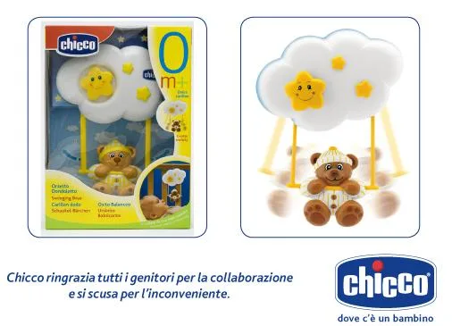 Sonaglio oscillante dell'orso – Chicco Orso oscillante (Chicco)