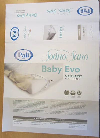 Il materasso «Sonno sano Baby Evo» (Pali)