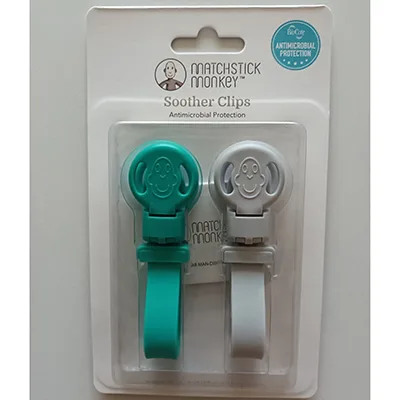 Clip per succhietti «Soother Clips» (MATCHSTICK MONKEY)