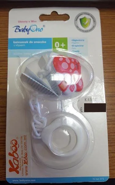 Supporto di succhietto «Soother holder» (Baby Ono)