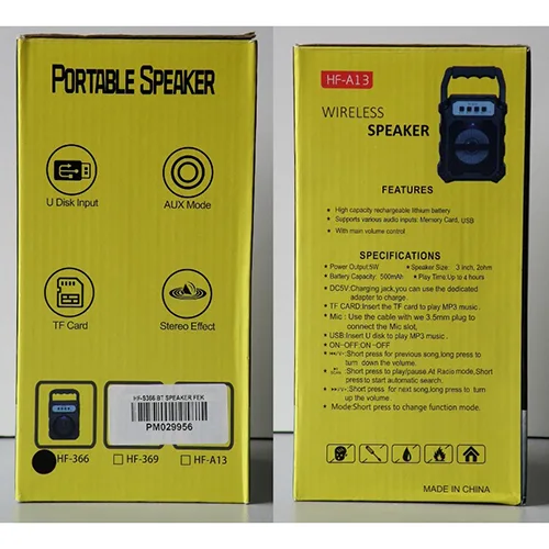Altoparlante senza fili «SOUND JET WIRELESS SPEAKER; PORTABLE SPEAKER» — foto 3 dell'alert OR/00062/26