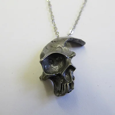 Collana «southbankstore Halskette mit Totenkopf-Anhänger, gebrochen, beschädigt, für Männer und F…» — foto 4 dell'alert A12/03188/24