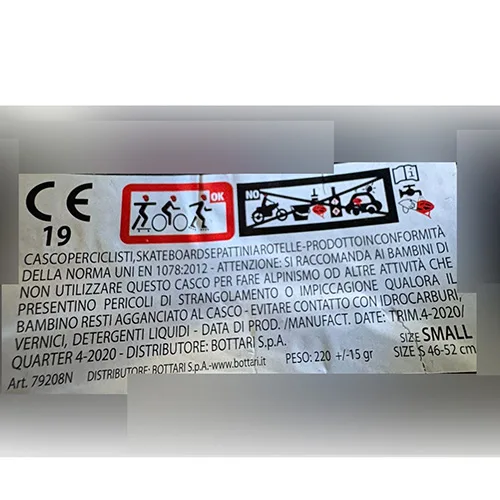 Casco da bicicletta «Spa» (Bottari)