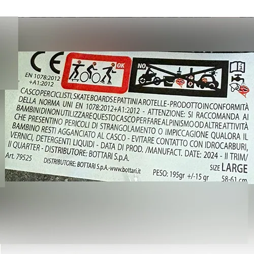 Casco da bicicletta «Spa» (Bottari)