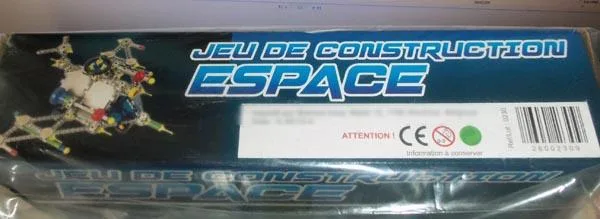 Set di giocattoli da costruzione «Space construction game (jeu de construction espace)» — foto 3 dell'alert A12/0109/15