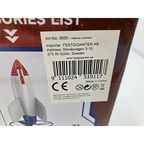 Veicoli spaziali giocattolo «Space Exploration Power Rocket Launch Kit» — foto 3 dell'alert SR/00494/25