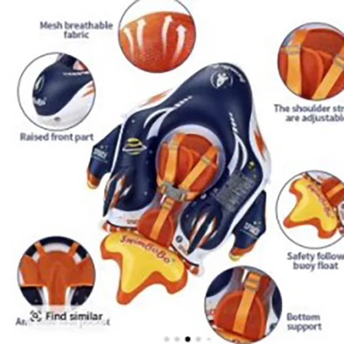 Sedile gonfiabile da bagno «Space Rocket Baby Swimming Float» (SwimBoBo)