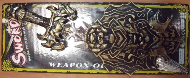 Spada giocattolo e scudo "spada, stile moderno e buono (Weapon)