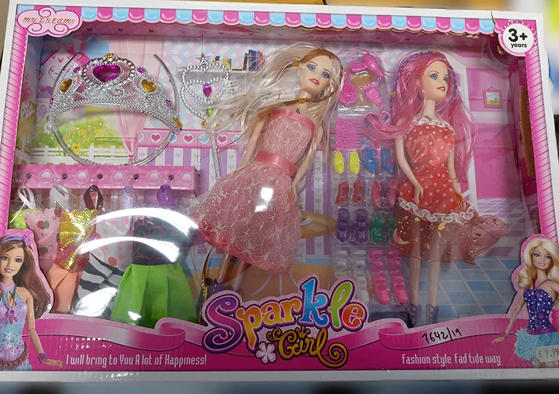 Set di bambola di plastica con accessori «Sparkle Girl» (My Dream)