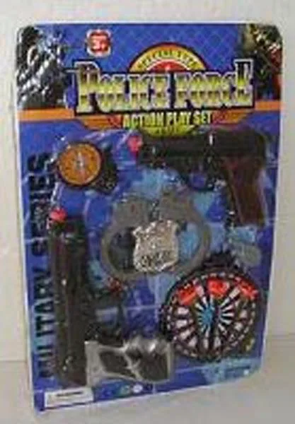 Set della polizia di giocattoli «Special Type Police Force Action Play Set Army» (Rappa)