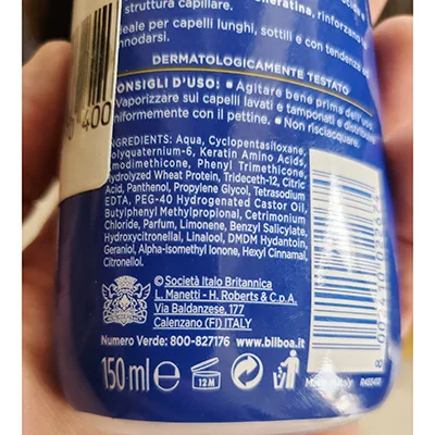 Spruzzo «Speciale Capelli al sole» — foto 4 dell'alert A12/02307/24