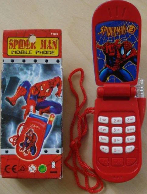 Telefono cellulare giocattolo «Spider Man Mobile Phone (THE PRODUCT MAY BE COUNTERFEIT).» — foto 2 dell'alert A12/0467/13