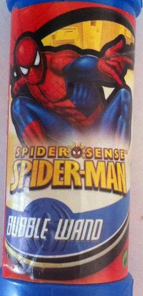 Bolle di sapone «Spider Sense SPIDER-MAN Bubble wand» — foto 2 dell'alert A12/0286/15