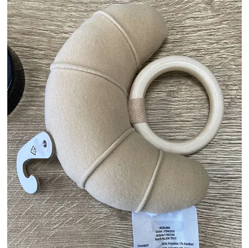 Giocattolo di legno dell'anello «Spielzeug Ergee Holzring Croissant/Wolke» (Ergee)