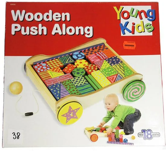 Spingere in legno lungo il giocattolo (Young Kids)