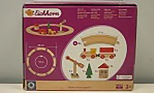 Giocattolo di legno «Spoorbaancirkel 15 dlg» (Eichhorn)
