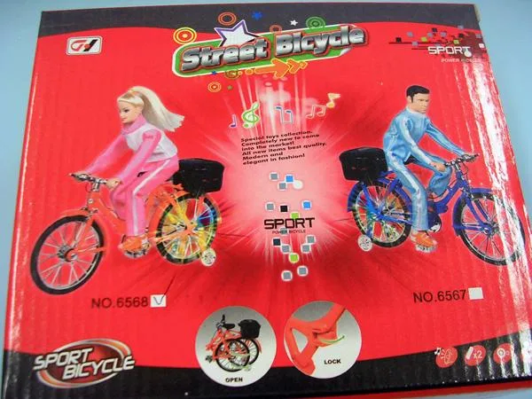 Bambola di plastica su una bicicletta «SPORT POWER BICYCLE» — foto 4 dell'alert A12/1482/19