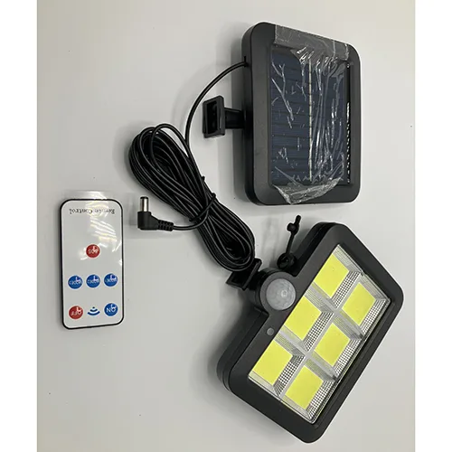 Riflettori puntati «Spotlight LED with motion detector and solar cell» (BLOW)