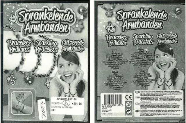 Kit di gioielleria «Sprankelende Armbanden - Sparkling bracelets» (Unknown)