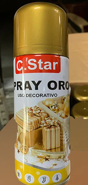 Spray decorativo «Spray oro ad uso decorativo in areosol» — foto 4 dell'alert A12/01760/21