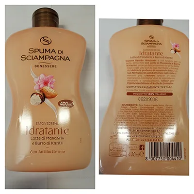 Crema di sapone «SPUAMA DI SCIAMPAGNA SAPONE CREMA IDRATANTE» (SPUMA DI SCIAMPAGNA)