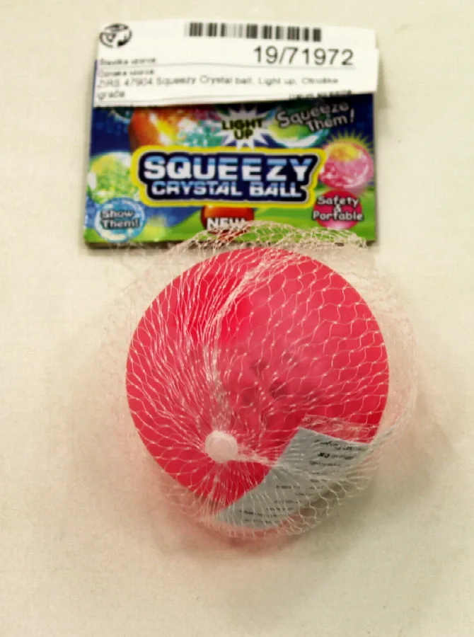 Giocattolo spremuto «Squeezy crystal ball»