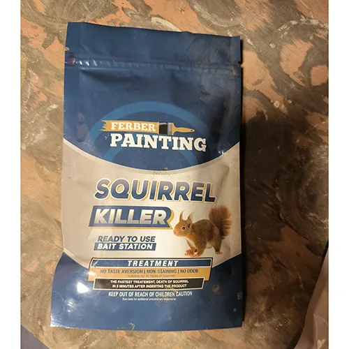 Prodotto antiparassitario «Squirrel killer» (Ferber Painting)