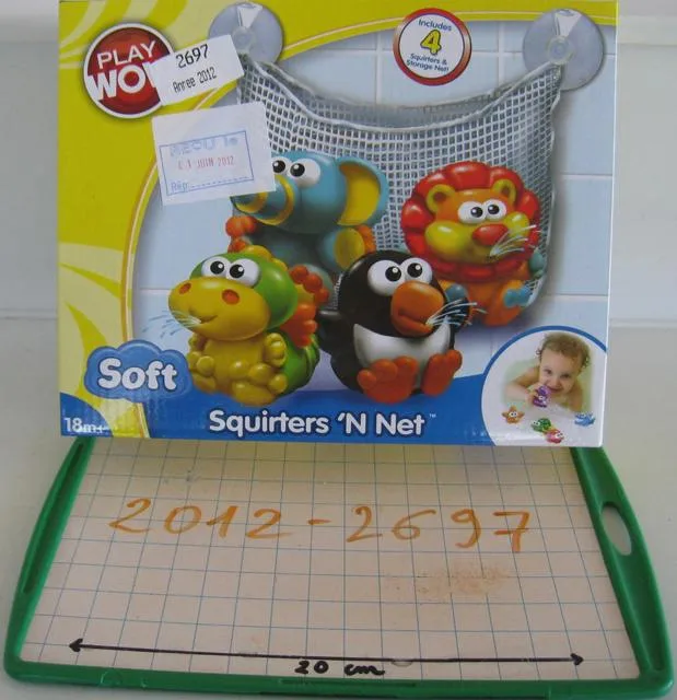 Set di giocattoli da bagno &amp; #13; &amp; #13; «Squirters N’net» (PLAY WOW)