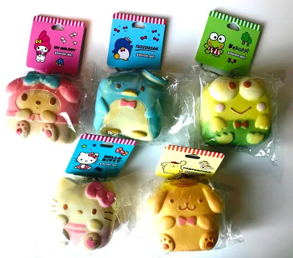Giocattoli spremiagrumi «SQUISH ME!» (Sanrio / Hamee)