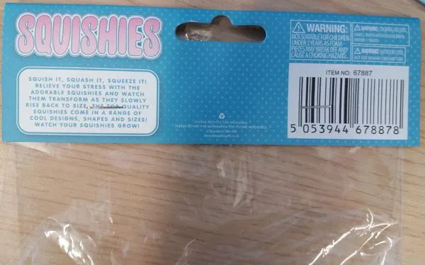Giocattolo spremuto «Squishes - Slow Rising Scented Squishy» — foto 2 dell'alert A12/1459/18
