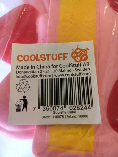 Giocattolo spremuto «Squishy Cake» — foto 2 dell'alert A12/1033/19
