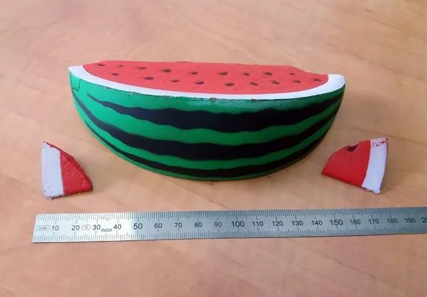 Giocattolo spremuto «Squishy - slice of watermelon» — foto 3 dell'alert A11/0070/19