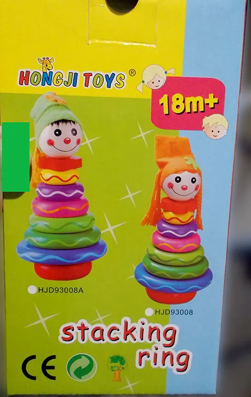 Giocattolo di legno «Stacking Ring» (HONGJI TOYS)
