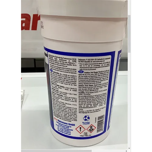 Salviette per la pulizia dell'acciaio inossidabile «Stainless Steel Cleaner Wipes» — foto 2 dell'alert A12/00897/24