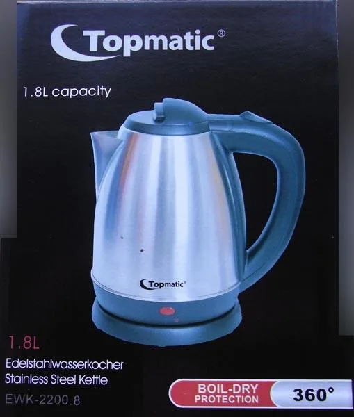 Bollitore elettrico «Stainless Steel Kettle» — foto 1 dell'alert A11/0113/16