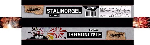 Fuochi d'artificio «STALINORGEL» (Ålborg Fyrværkerifabrik)