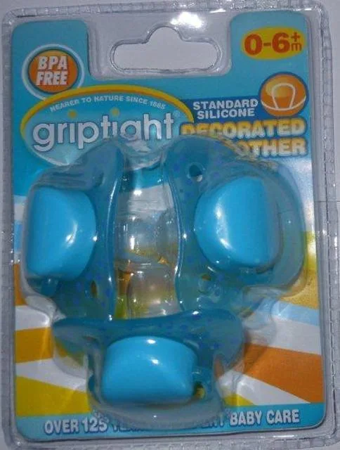 Soother &amp; #13; &amp; #13; «Standard Silicone Decorated Soothers» (Griptight)