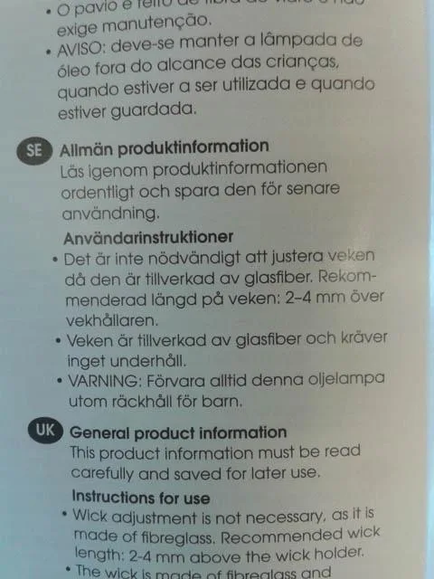 Lampada a olio «Stelton Classic» — foto 2 dell'alert A12/0308/14