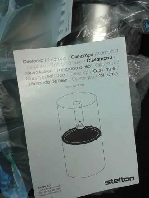 Lampada a olio «Stelton Classic» — foto 5 dell'alert A12/0308/14