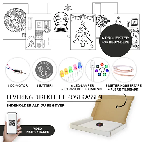 Kit di artigianato «STEM Educational Craft Kit – Teknikhobby Julekit» (Mini ventor)