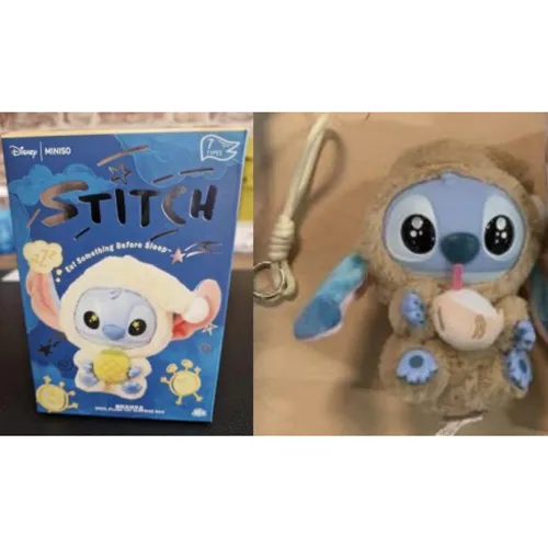 Giocattolo morbido con portachiavi «Stitch Doll» (Disney Miniso)