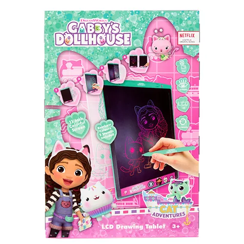 Tavola da disegno «Stitch LCD drawing board 11-inch rainbow and Gabby's Dollhouse drawing board 11-inch rai…» — foto 2 dell'alert SR/02570/25