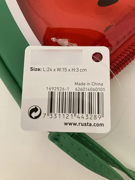 Sacchetto di plastica «Strandväska Fruit» — foto 2 dell'alert A12/01512/21