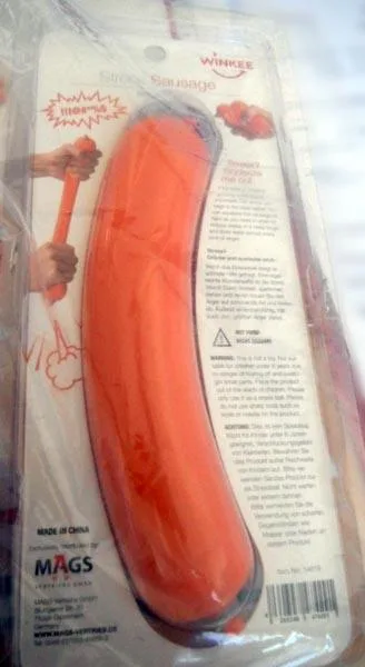 Prodotto spremuto antistress «Stress sausage» — foto 4 dell'alert A12/1656/19