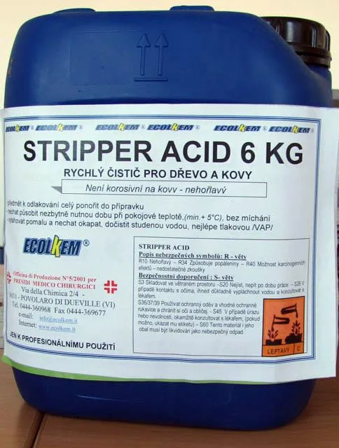 Spogliarellista di vernice «STRIPPER ACID 6 kg» — foto 1 dell'alert A12/0380/14