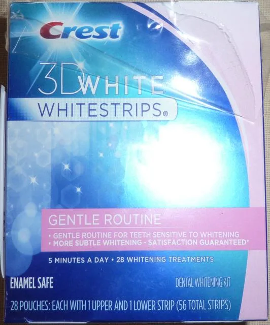 Strisce sbiancanti dentali "3D Whitestrips — Ge (Crest)