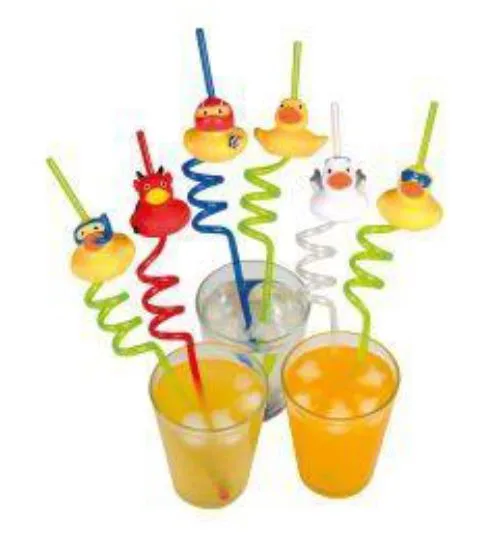 Paglia di plastica «Strohhalm Ente»